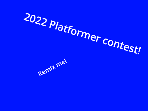 Platformer Contest Starter!