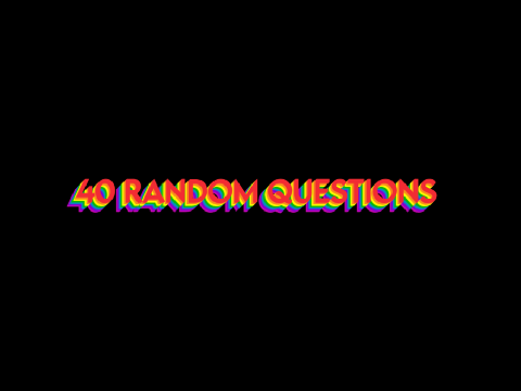 » 40 Random Questions » 