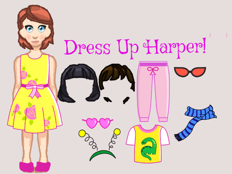 Dress Up Harper #games #all #animations