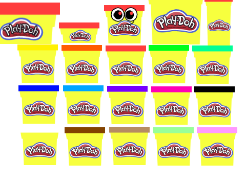 play-doh (vector look)