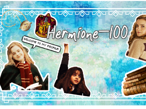 My entry banner for Hermione-100