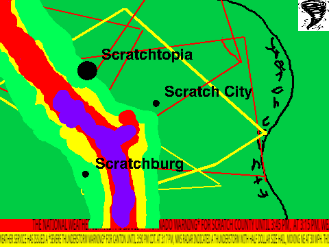 Tornado Warning for Scratch Area