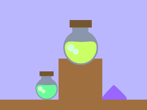 The Potions Adventure - a mobile friendly platformer 