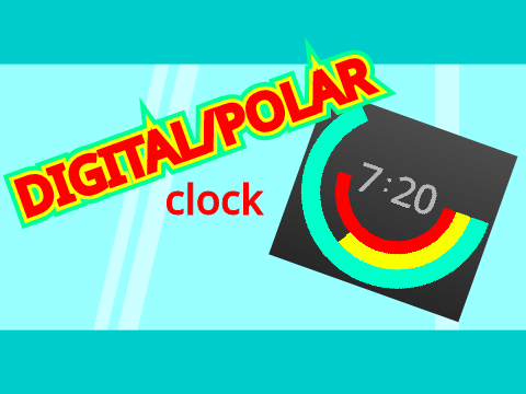 Digital/Polar Clock