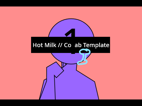 HOT MILK MEME // Template 2-way collab
