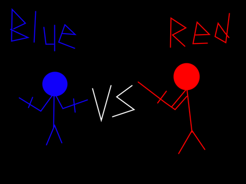 Red vs Blue draw