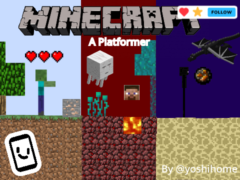 Minecraft a Platformer Mobile (stereo heart)