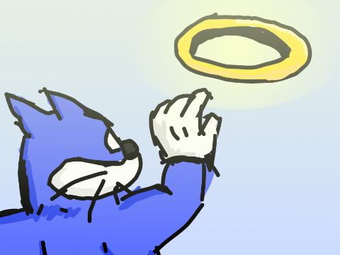 Sonic in Scratch.