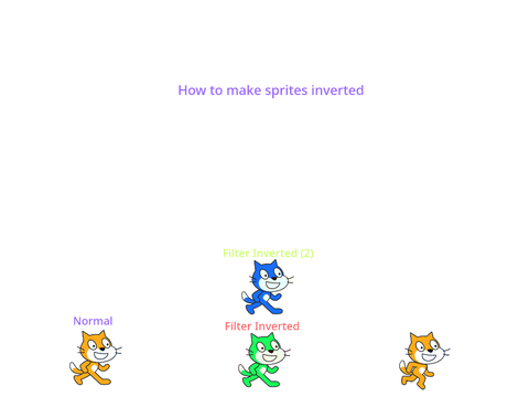 How to invert sprites.
