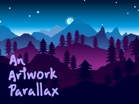 An artwork parallax
