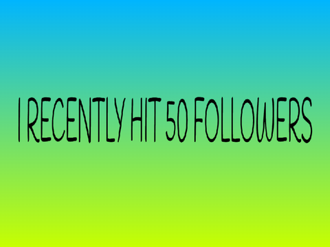 50 followers logo contest CLOSED