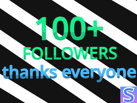 100+ THANKS EVERYONE