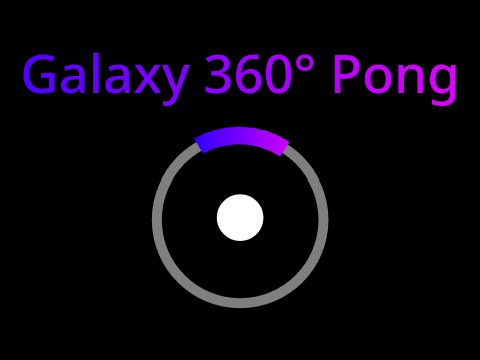 Galaxy 360° Pong (mobile-friendly!)