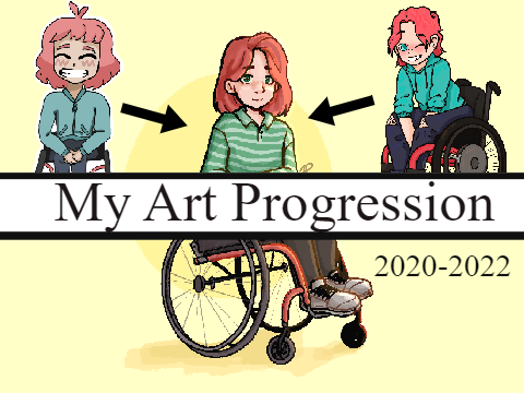 My Art Progression!! 2020-2022 ♡