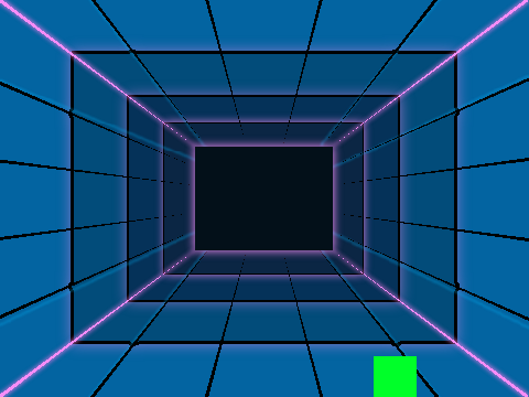 neon cube