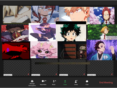 Add yourself to the Zoom Anime ver. remix
