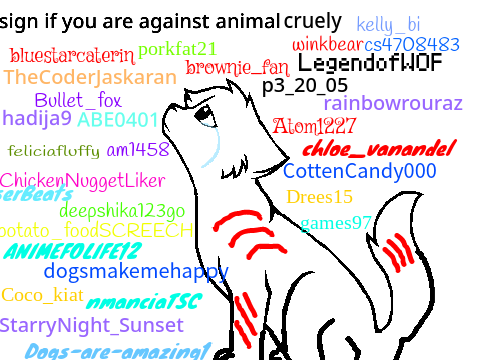 sign if you are against animal cruelty remix remix