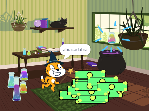 the story how Scratch got rich