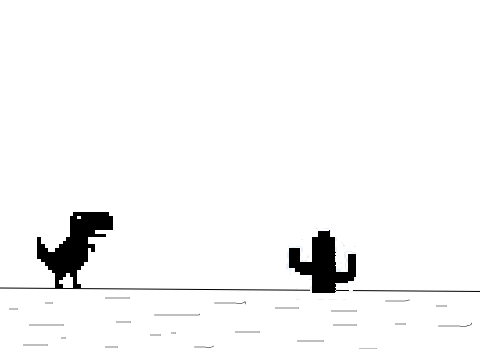 Chrome T-REX Scrolling Run