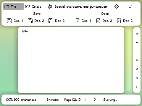 Word on scratch (English)