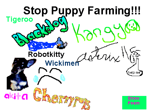 I signed to stop Puppy Farming!!