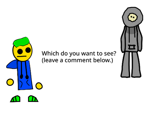 Which Character? (experiment)