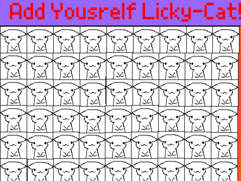 Add Yourself Licky-Cat!