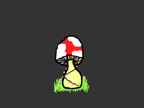 Aesthetic mushroom colored