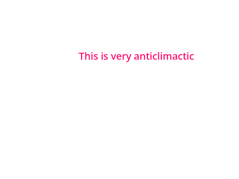 R.C.C 6: Anticlimactic