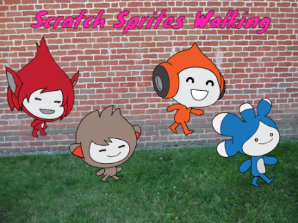 Scratch Sprites Walking