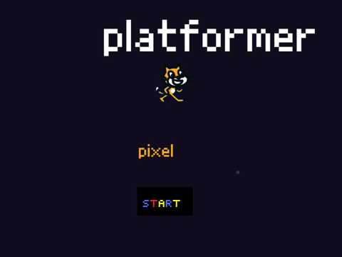SCRATCH CAT PLATFORMER (pixel)