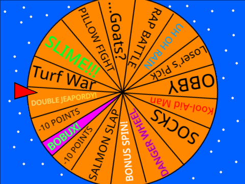The Scratch Up The Game Show wheel (better) 