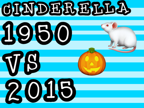 1950 Cinderella Characters VS. 2015 Cinderella Characters