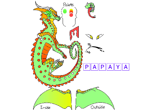 Papaya the RainWing
