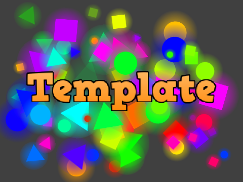 Simple Shape Intro template