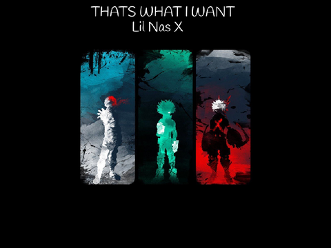 THATS WHAT I WANT- Lil Nas X