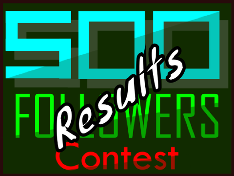 500 followers contest results