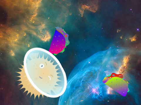 SpaceAstronoutRainbowTacoPufferFish