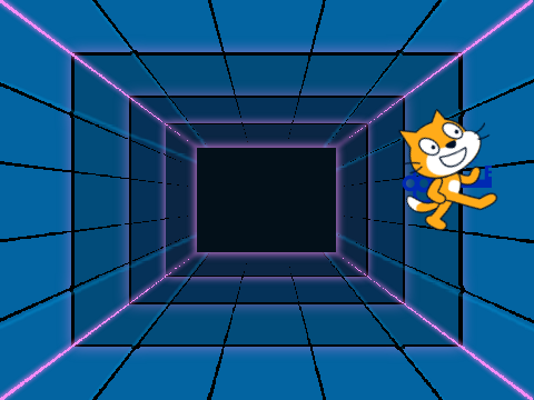 Help scratch cat get the Rainbow Key!