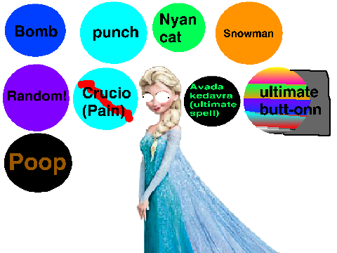 Explode elsa with spells and more