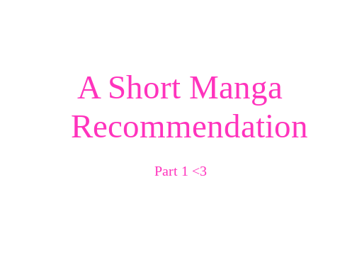manga rec