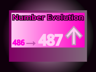 Number Evolution | 486 → 487