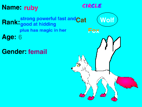 my star clan wolf :D