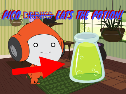 Pico EATS the potion