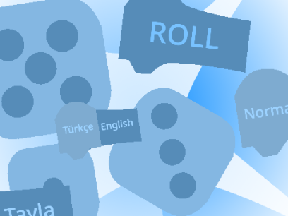 ⚀⚁⚂Roll Dice (with TR - EN option)⚃⚄⚅