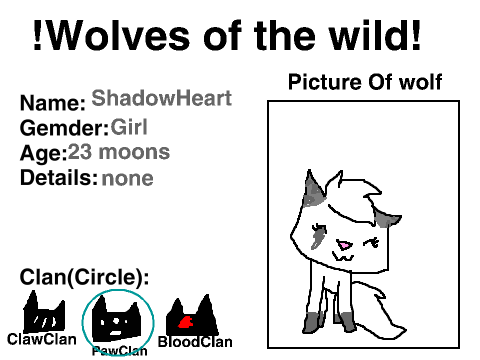 Wolves of the Wild! Sign-Up! (OPEN) remix