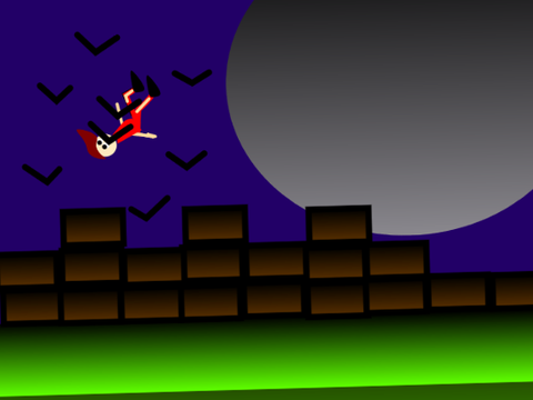 A boy falling from sky....Parallax