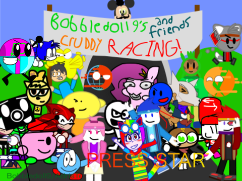 Bobbledoll9's and friends Cruddy RACING! Title Screen (17)
