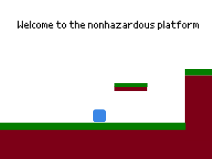Nonhazardous platformer