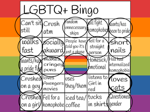 LGBTQ+ Bingo